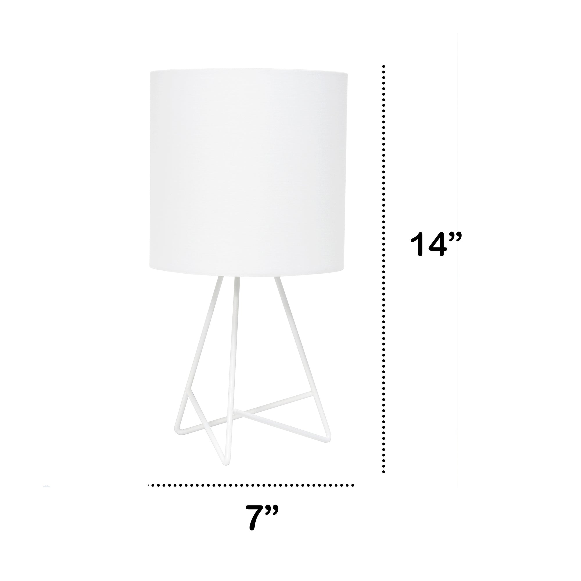 Modern Chic Wire 14" Table Lamp